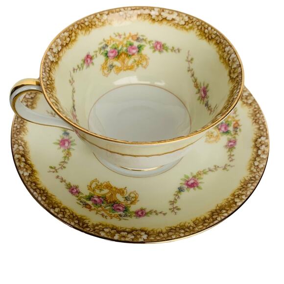 1933 Noritake China Teacup & Saucer - Picture 6 of 14